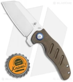 Kizer Vanguard Mini Sheepdog Knife Green Micarta (2.6" Satin) -Kizer Knife Shop Kizer Vanguard Mini Sheepdog Knife Green Micarta 2.6 Satin BD1N V3488E8 BHQ 118610 LS Bottlecap