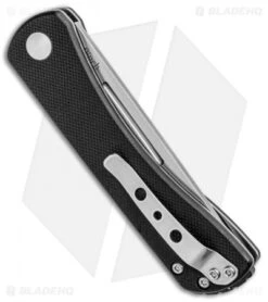 Kizer Vanguard Rolf Helbig Pinch Folder Black G-10 (3" Satin) V3009N1 -Kizer Knife Shop Kizer Vanguard Rolf Helbig Pinch Folder Black G 10 Satin V3009N1 BHQ 100720 jr side