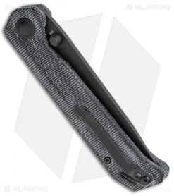 Kizer Azo Vanguard Series Begleiter Knife Black Micarta (3.5" Black BD1N) -Kizer Knife Shop Kizer Vanguard Series Begleiter Black Micarta Black BHQ 117227 jr side