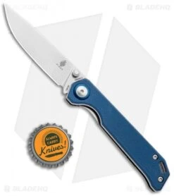 Kizer Azo Vanguard Series Mini Begleiter Knife Blue G-10 (2.8" Stonewash) -Kizer Knife Shop Kizer Vanguard Series Mini Begleiter Blue SW V3458C4 BHQ 95481 jr bottlecap