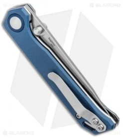 Kizer Azo Vanguard Series Mini Begleiter Knife Blue G-10 (2.8" Stonewash) -Kizer Knife Shop Kizer Vanguard Series Mini Begleiter Blue SW V3458C4 BHQ 95481 jr side