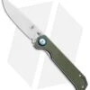 Kizer Azo Vanguard Series Mini Begleiter Knife OD Green G-10 (2.8" Stonewash)