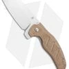 Kizer Vanguard Sheepdog Liner Lock Knife Natural Micarta (3.2" Stonewash) -Kizer Knife Shop Kizer Vanguard Sheepdog C01C Liner Lock Natural Micarta 3.2 SW V4488E2 BHQ 115937 LS