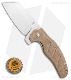 Kizer Vanguard Sheepdog Liner Lock Knife Natural Micarta (3.2" Stonewash) 11 Kizer Vanguard Sheepdog Liner Lock Knife Natural Micarta (3.2" Stonewash) -Kizer Knife Shop Kizer Vanguard Sheepdog C01C Liner Lock Natural Micarta 3.2 SW V4488E2 BHQ 115937 LS Bottlecap