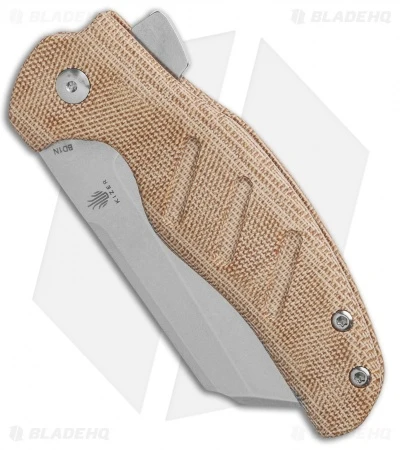 Kizer Vanguard Sheepdog Liner Lock Knife Natural Micarta (3.2" Stonewash) 4 Kizer Vanguard Sheepdog Liner Lock Knife Natural Micarta (3.2" Stonewash) - Image 2