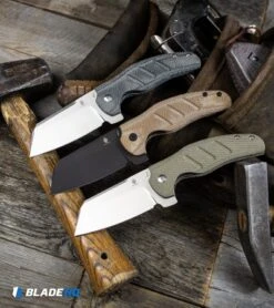 Kizer Vanguard Sheepdog Liner Lock Knife Black Micarta (3.2" Stonewash) -Kizer Knife Shop Kizer Vanguard Sheepdog C01C Liner Lock Natural Micarta Black V4488E5 BHQ 115939 kp tools web 1