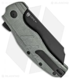 Kizer Vanguard Sheepdog XL C01C Liner Lock Knife Black Micarta (4" Black) -Kizer Knife Shop Kizer Vanguard Sheepdog XL C01C LL Black Micarta Black V5488E7 BHQ 118483 jr side