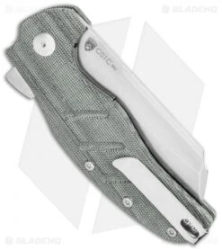 Kizer Vanguard Sheepdog XL C01C Liner Lock Knife Black Micarta (4" SW) -Kizer Knife Shop Kizer Vanguard Sheepdog XL C01C LL Black Micarta SW V5488E6 BHQ 118482 jr side