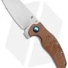 Kizer Vanguard Sheepdog XL C01C Liner Lock Knife Brown Micarta (4" Satin) -Kizer Knife Shop Kizer Vanguard Sheepdog XL C01C LL Brown Micarta Satin V5488C4 BHQ 117059 jr