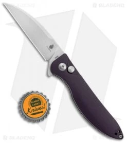 Kizer Vanguard Swaggs Swayback Knife Purple G-10 (3" Stonewash) V3566N1 -Kizer Knife Shop Kizer Vanguard Swaggs Swayback Purple G 10 SW V3566N1 BHQ 118808 jr bottleca