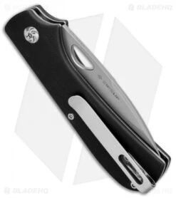 Kizer Vanguard Vagnino Zipslip Slipjoint Knife Black G-10 (2.8" SW) V3507N1 -Kizer Knife Shop Kizer Vanguard Vagnino Zipslip SJ Black G 10 SW V3507N1 BHQ 80411 jr side