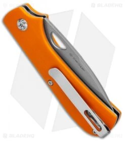 Kizer Vanguard Vagnino Zipslip Slipjoint Knife Orange G-10 (2.8" SW) V3507N2 -Kizer Knife Shop Kizer Vanguard Vagnino Zipslip SJ Orange G 10 SW V3507N2 BHQ 80412 jr side