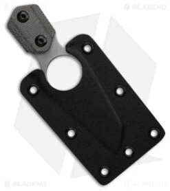 Kizer Variable Wharncliffe Fixed Blade Knife Black Micarta (3.43" Satin) 1052A1 -Kizer Knife Shop Kizer Variable Wharncliffe Fixed Blade Knife Black Micarta 3in Satin BHQ 180477 td sheath