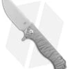 Kizer Vindicator Frame Lock Knife Textured Titanium (3.50" Stonewash) Ki4522 -Kizer Knife Shop Kizer Vindicator FL Textured Ti SW Ki4522 BHQ 85508 jr