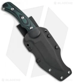 Kizer Willumsen Super Bad Recurve Bowie Fixed Blk/Grn G-10 (4.75" SW) Ki1015A2 -Kizer Knife Shop Kizer Willumsen Super Bad Recurve Bowie G 10 SW Ki1015A2 BHQ 52474 jr sheath