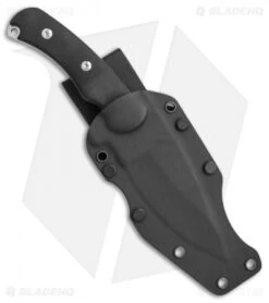 Kizer Willumsen Super Bad Drop Point Fixed Blade Black G-10 (4.75" SW) Ki1017A1 -Kizer Knife Shop Kizer Willumsen Super Bad dp black G10 sw BHQ 52094 er sheath