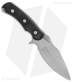 Kizer Willumsen Super Bad Drop Point Fixed Blade Black G-10 (4.75" SW) Ki1017A1 -Kizer Knife Shop Kizer Willumsen Super Bad dp black G10 sw BHQ 52094 er side