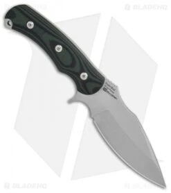 Kizer Willumsen Super Bad Drop Point Fixed Blade Black/Green (4.75" SW) Ki1017A2 -Kizer Knife Shop Kizer Willumsen Super Bad dp black green sw BHQ 71475 er side