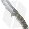 Kizer Zugang Frame Lock Knife Titanium (3.75" Stonewash) Ki4439 -Kizer Knife Shop Kizer Zugang FL Ti SW Ki4439 BHQ 32925 jr