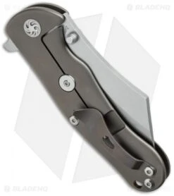 Kizer Zugang Frame Lock Knife Titanium (3.75" Stonewash) Ki4439 -Kizer Knife Shop Kizer Zugang FL Ti SW Ki4439 BHQ 32925 jr side