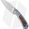 Kizer Corto Frame Lock Knife Blue Titanium/Red G-10 (3.5" Stonewash) Ki4459A2 -Kizer Knife Shop kizer corto ki4459a2 bhq 36470 jr