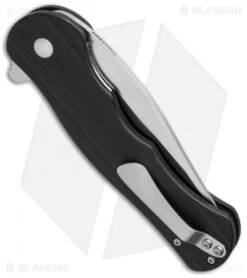 Kizer Vanguard Series Dorado Flipper Knife Black G-10 (3.5" Satin) V4455A1 -Kizer Knife Shop kizer dorado a1 side cm