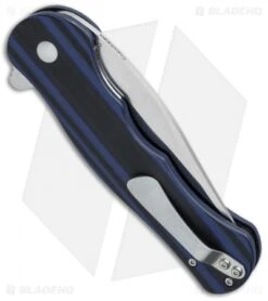 Kizer Vanguard Series Dorado Flipper Knife BlackBlue G-10 (3.5" Satin) V4455A2 -Kizer Knife Shop kizer dorado a2 side cm