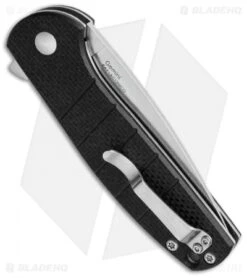 Kizer Vanguard Laconico Gemini Flipper Black G-10 (3.1" Stonewash) V3471N1 -Kizer Knife Shop kizer gemini a1 side cm