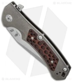 Kizer IFT-L Frame Lock Knife Titanium (3.5" Stonewash) Ki4452 -Kizer Knife Shop kizer ki 4452 bottom cm