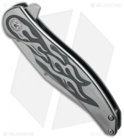 Kizer Cucchiara Compadre Frame Lock Knife Titanium (4" Stonewash) Ki5465A2 -Kizer Knife Shop kizer ki 5465a2 bottom cm