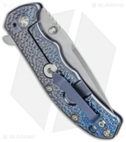 Kizer Rugiada Frame Lock Knife Titanium (3.25" Stonewash) Ki3401A1 -Kizer Knife Shop kizer ki3401a1 side cm