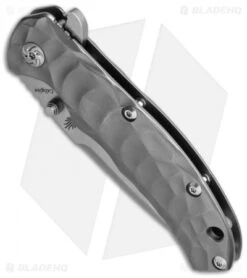 Kizer Caligine Frame Lock Knife Titanium (3.5" Stonewash) Ki401D -Kizer Knife Shop kizer ki401d bottom cm