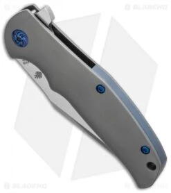 Kizer Laconico Intrepid Flipper Frame Lock Knife (3.625" Stonewash) Ki4468A1 -Kizer Knife Shop kizer ki4468a1 bottom cm