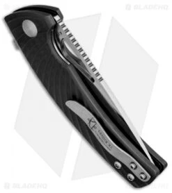 Kizer Vanguard Series Kyre Liner Lock Knife Black G-10 (3.5" Satin) V4484A1 -Kizer Knife Shop kizer kyre v4484a1 black back dl