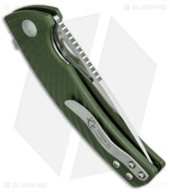 Kizer Vanguard Series Kyre Liner Lock Knife Green G-10 (3.5" Satin) V4484A2 -Kizer Knife Shop kizer kyre v4484a2 green back dl