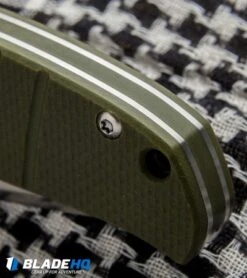 Kizer Vanguard Laconico Intrepid Flipper Green G-10 Knife (3.625" Satin) V4468A2 -Kizer Knife Shop kizer vanguard laconico intrepid green g10 butt cm