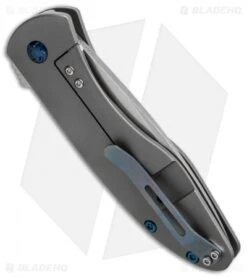 Kizer Vagnino Velox 2 Flipper Knife Titanium (3.375" Stonewash) Ki4478 -Kizer Knife Shop kizer velox 2 ki4478 side cm